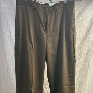 Brown Chino Pants (34 waist - 36" inseam) - Wrinkle and Stain resistant